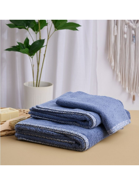 Πετσέτα Μονόχρωμη Saluti Blue Jean
