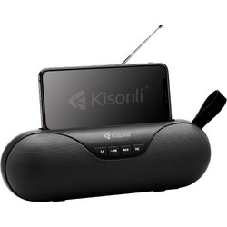 Kisonli KS-1992 Ηχείο Bluetooth 5W με Ραδιόφωνο Μαύρο