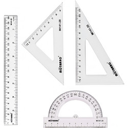 Γεωμετρικά Όργανα Σετ 4 Τεμαχίων 20cm Motarro MI141-20