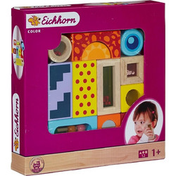Eichhorn Τουβλάκια Building Blocks για 1+ Έτους 12τμχ 100002240