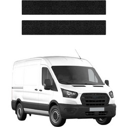 GrizzGlass HeavyDuty Black Front Door Sill Protective Film Ford Transit (2020-2026)