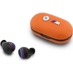 BMW M Metal Logo Ακουστικά Bluetooth In Ear Orange