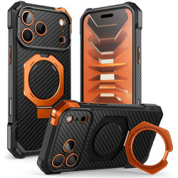 Supcase UB Grip Mag MagSafe Back Cover Aramid Black/Orange (iPhone 18 Pro Max / 17 Pro Max)