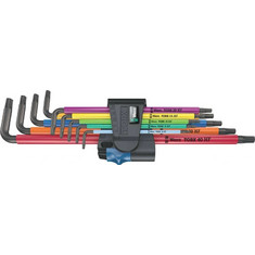 Wera Σετ 9 Κλειδιά Torx σε Σχήμα L 967/9 TX XL Multicolour HF 1 05024470001