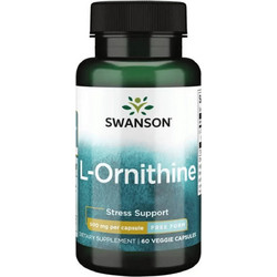 Swanson L-Ornithine 500mg 60 Κάψουλες