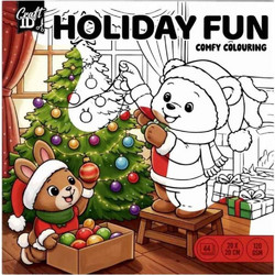 Μπλοκ Ζωγραφικής Craft ID Anti-Stress Colouring Book Holiday Fun 20x20cm