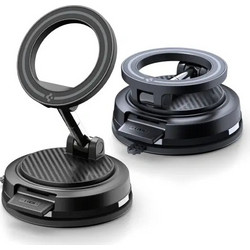 Βάση αυτοκινήτου Spigen STK100 Vacuumlock Magnetic Magsafe Dashboard Car Mount black (ACP11667)