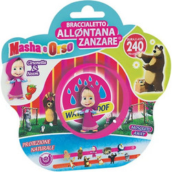 Braccialetto Allontana Zanzare Masha&Orso Ροζ