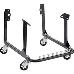 VEVOR Βάση Κινητήρα, Ικανότητα Φορτίου 750 LBS (340 KG) Ατσάλινη Βάση Κινητήρα Βαρέος Τύπου με 4 Περιστρεφόμενα Ροδάκια και 4 Θέσεις Γάντζων, Κατάλληλη για Κινητήρες BB-CHEVY και GEN-1 SB-CHEVY