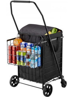 VEVOR Shopping Cart Basket Cart / 118 kg