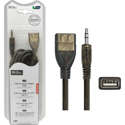 Αντάπτορας καλώδιο - 16S01 - USB A female/Jack 3.5mm male - 1.5m - 097848