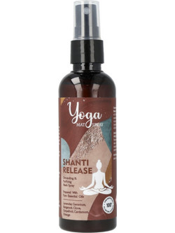 Shanti Release - Σπρέι Καθαρισμού Στρώματος Yoga & Pilates Γείωση & Εξαγνισμός - Άρωμα ζεστό,πικάντικο με λουλουδένιες αποχρώσεις 100 ml