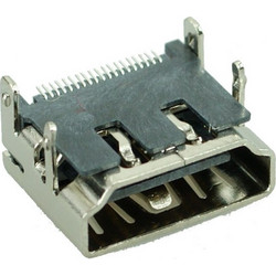 ΥΠΟΔΟΧΗ ΣΥΝΔΕΣΗΣ HDMI C TYPE3, pins ίσια με κούμπωμα, ΑΣΗΜΙ
