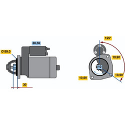 Bosch Μίζα - 0 001 231 017