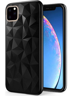 Forcell Prism Silicone Case Black (iPhone 11 Pro)