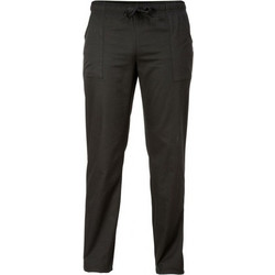 Παντελόνι σεφ με λάστιχο μαύρο slim fit συνθετικό Alan Black