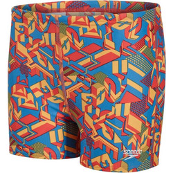 Speedo Clash Block Allover Aquashort Αθλητικό Ανδρικό Μαγιό Boxer Πολύχρωμο 833162B487