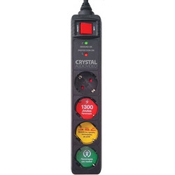 Crystal Audio Πολύπριζο Ασφαλείας CP4-1300-70