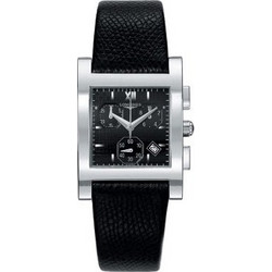 Longines Dolce Vita Gents Ανδρικό Ρολόι με Μαύρο Δερμάτινο Λουράκι L5.668.4.75.2