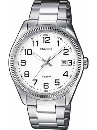 Casio Ανδρικό Ρολόι με Ασημί Μεταλλικό Μπρασελέ MTP-1302PD-7BVEF