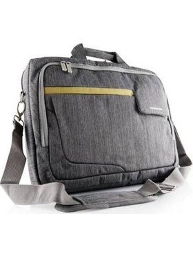 Modecom Graphite Τσάντα Laptop Ώμου 16" Grey