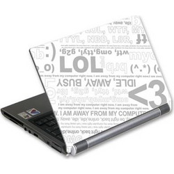 G-Cube ChatRoom Aυτοκόλλητο-Κάλυμμα για Laptop 17" Ασημί (GSCR-17S)