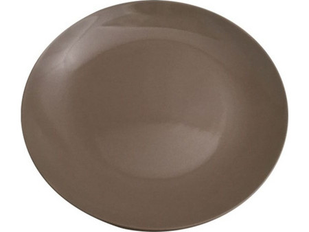Happy Ware Πιάτο Ρηχό Κεραμικό Alfa Καφέ 27cm 51.10004