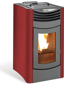 Kalor Nux 98 Ermetica Modello 12C Σόμπα Pellet Αεραγωγών Αερόθερμη 12kW