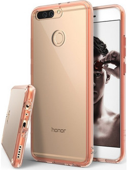 Ringke Fusion Θήκη με TPU Bumper Honor 8 Pro - Rose Gold/Clear (RGK489RS)