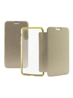 Ksix Stand Book Metal Gold (iPhone XS/X)