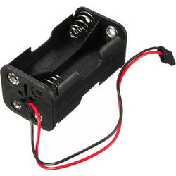 2-layer 6.0V 4xAA Battery Holder with Futaba Plug