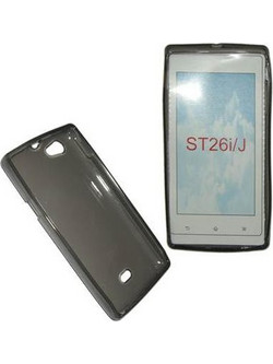 Θήκη OEM για Sony Xperia J ST26i Back cover TPU Grey