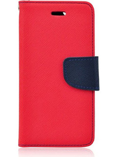 Θήκη OEM Fancy Book για LG M700N Q6 Flip Cover Red Navy
