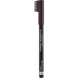 Rimmel 01 Dark Brown Μολύβι Φρυδιών 1.4gr