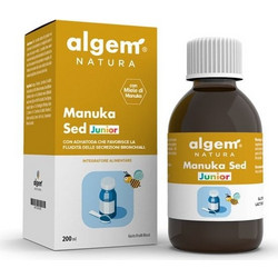 Algem Natura Algem Manuka Sed Φυτικό Σιρόπι για Ξηρό & Παραγωγικό Βήχα για Παιδιά 200ml