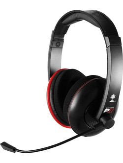 Turtle Beach Ear Force P11 Gaming Headset Over Ear Black Red