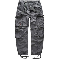 Surplus Ανδρικό Παντελόνι Cargo Joggers Ελαστικό Κανονική Εφαρμογή Ανθρακί 05-3598-04