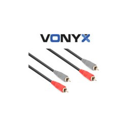 VONYX CX340-1 Καλώδιο 2 x RCA αρσενικά σε 2 x RCA αρσενικά 1.5m 177.784