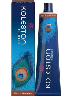 Wella Koleston Perfect Deep Browns 4/75 Καστανό Καφέ Μαονί Μόνιμη Βαφή Μαλλιών 60ml