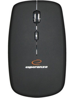 Esperanza EM120 Ασύρματο Mini Ποντίκι Black
