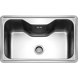 Fortinox Arena 22080 Ένθετος Νεροχύτης Inox Ματ 80x50cm