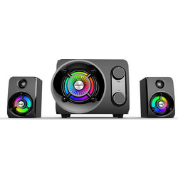 SonicGear Titan 7 BTMI Ηχεία Υπολογιστή 2.1 10W με RGB Φωτισμό Black