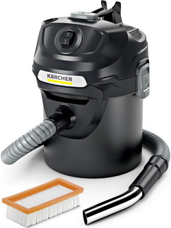 Karcher AD 2 Σκούπα Στάχτης 600W με Κάδο 14lt