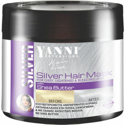Yanni Extensions Silver Μάσκα Μαλλιών για Προστασία Χρώματος & Επανόρθωση για Βαμμένα & Ταλαιπωρημένα Μαλλιά 500ml