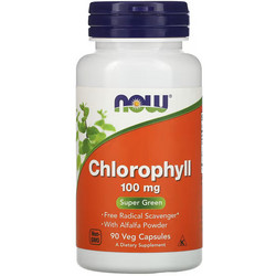 Now Foods Chlorophyll 100mg 90 Κάψουλες