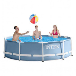 Intex Prism Frame Premium 26702 Πισίνα Πλαστική με Μεταλλικό Σκελετό & Αντλία Φίλτρου Φ305x76cm