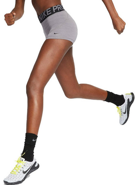 Nike Pro Γυναικείο Σορτς Γκρι AO9977-063