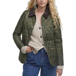 Barbour Γυναικείο Μπουφάν Καπιτονέ Κοντό Χακί LQU0475-OL91