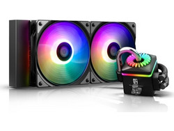 Deepcool Captain 240 Pro ADD V2 Υδρόψυξη CPU 120mm RGB για Socket AM2 / AM2+ / AM3 / AM3+ / FM1 / FM2 / 115x / 1366 / 2011 / 2066 / 2011-3 / AM4 / FM2+ / TR4 / 1200 / sTRX4