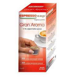 Gran Κάψουλες Espresso Aroma Termozeta Συμβατές με Μηχανή Espresso Cap 30τμχ